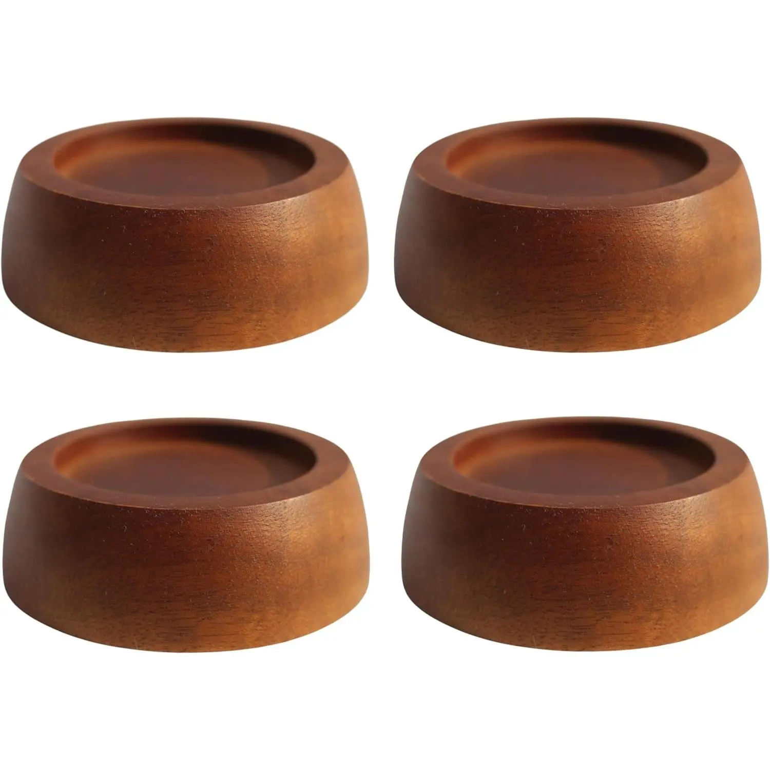 Wooden Furniture Risers Heavy Duty 1 Inch Bed & Desk Lifts for Table, Couch; No-Plastic Wood Blocks to Add Height & Storage