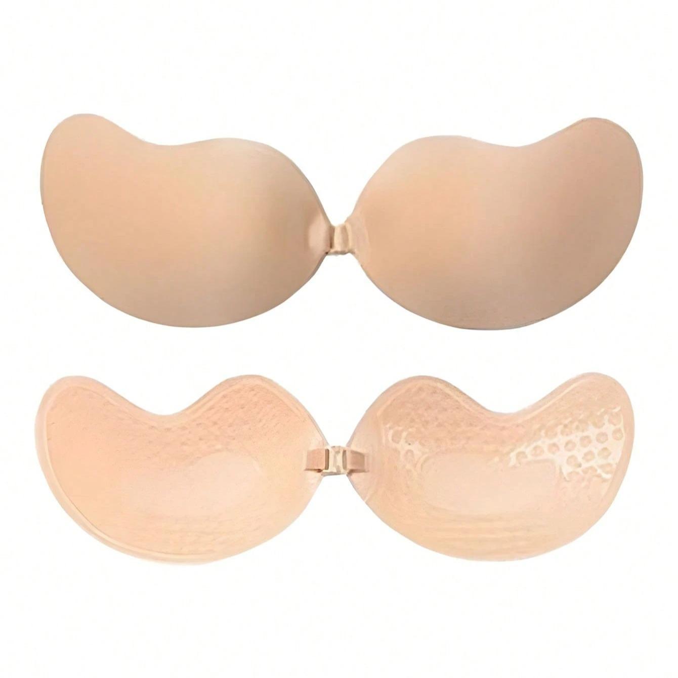 Sticky Bra Backless Adhesive Strapless Invisible Push Up Bra, Seamless Self Adhesive Silicone Lingerie for Women, Reusable Nipple Cover Accessories