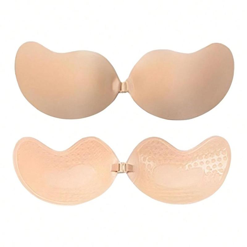Sticky Bra Backless Adhesive Strapless Invisible Push Up Bra, Seamless Self Adhesive Silicone Lingerie for Women, Reusable Nipple Cover Accessories