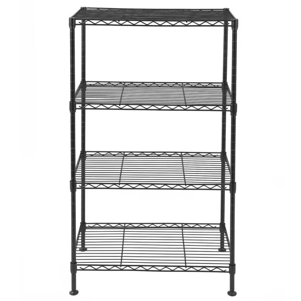 4-Shelf Storage Shelves,Wire Shelving Heavy Duty Metal Storage Shelving Unit Adjustable Garage Shelving Rack Pantry Kitchen (4 Tier,19.69 x 11.81 x 31.50") 4-Shelf Storage Shelves,Wire Shelving Heavy Duty Metal Storage Shelving Unit Adjustable Garage Shelving Rack Pantry Kitchen (4 Tier,19.69 x 11.81 x 31.50")