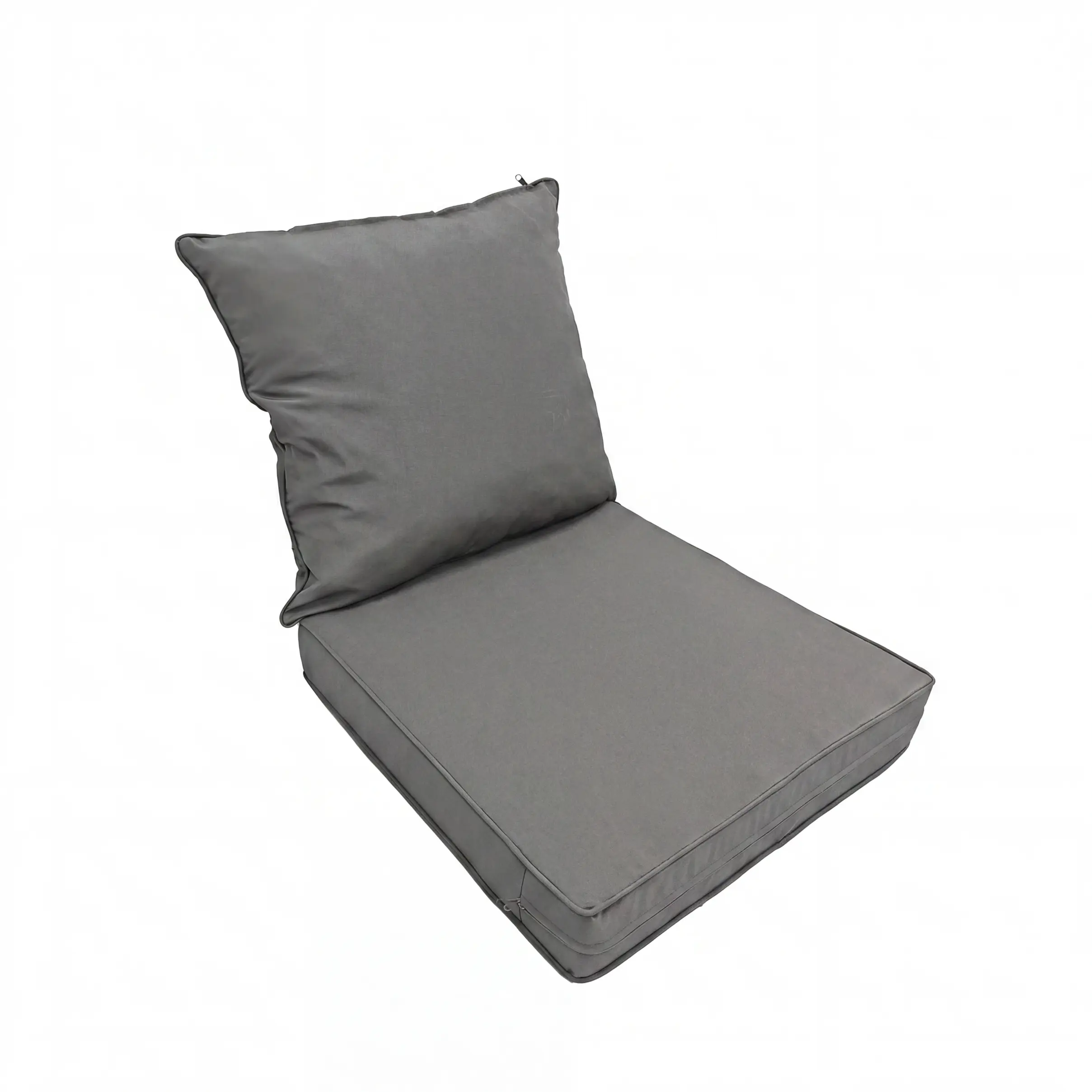 Outdoor Chair Cushion 24x22, Water Resistant Patio Furniture Seat & Back Cushion, High-Density Fluffy Foam for Porch Deck Garden