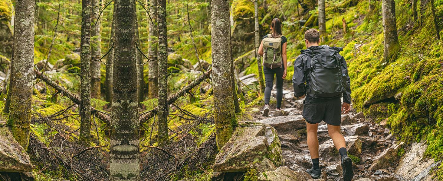 Baleaf Mens Waterproof Rain Jacket Lightweight Packable Windbreaker Hooded Reflective Coat Running Cycling Hiking Gear