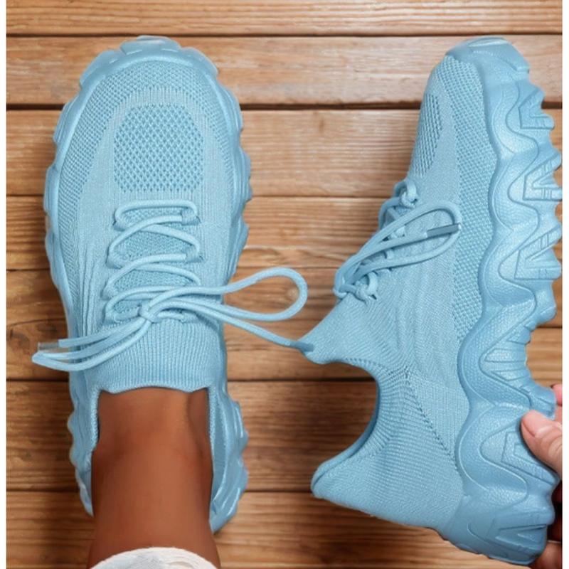 Women's Sock-Fit Lightweight Training Sneakers Zero Gravity Running Shoes for HIIT Yoga 24/7 Hustle Air-Weave Mesh Lace Up Low Top Hot Pink Sneakers