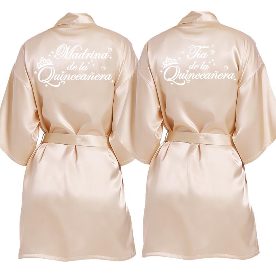 2 Pcs Elegant Quinceañera Celebration Gown Mis Quince Años Robe Girls 15th Anniversary Bathrobe for Birthday Party