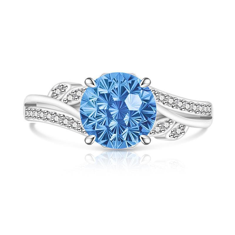 Intertwined Twisted Band Statement Ring Floral/Vine-inspired Hidden Overlap Adjustable Band (US 5-10), Spring Jewelry Sparkling Bypass Promise Ring, Cute Aesthetic Gift for Women