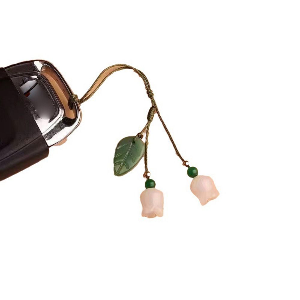 Flower Phone Charms Strap Lanyard Short Style Simulation Lucky Cellphone Pendant Chain Chinese Style Universal