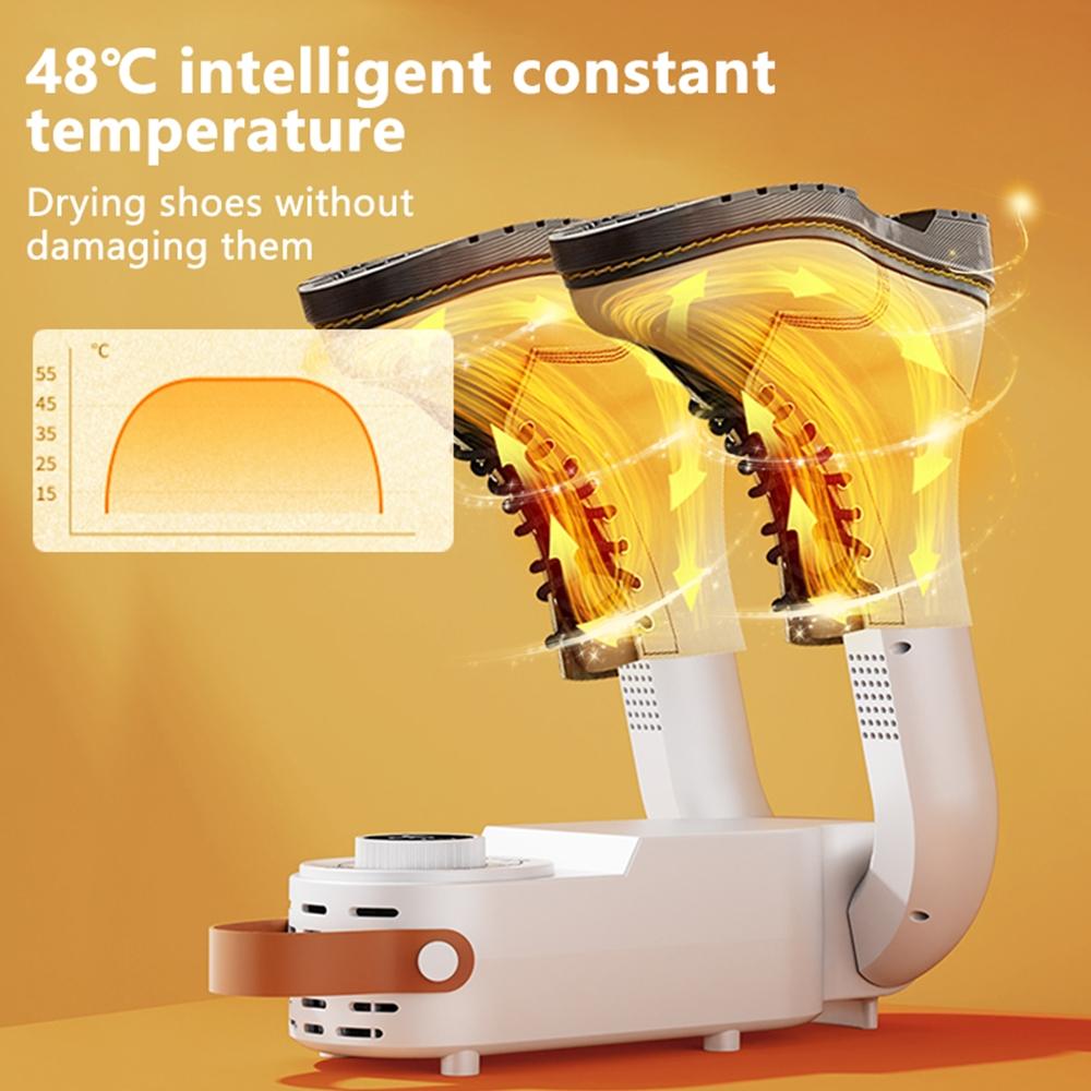 Foldable UV Shoe Dryer, Fast Heat Drying, Smart Temperature Control, Portable Deodorizer with Auto Timer, Home Use, Holiday Gift