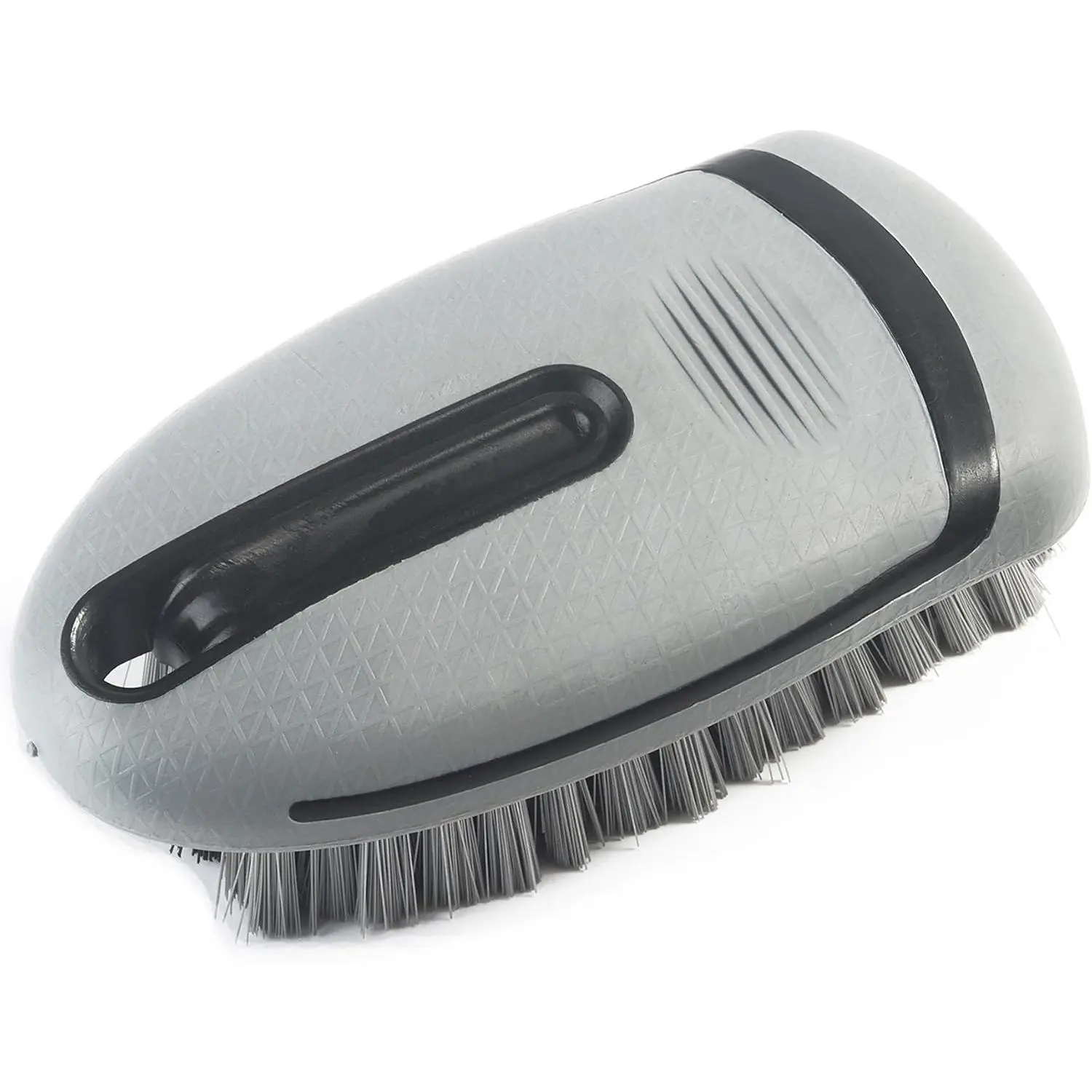 Carpet and Upholstery Cleaning Brush,Carpet  Stiff Bristle Detailing Scrub Brushes,Interior Leather Brush for  and  (Gray)