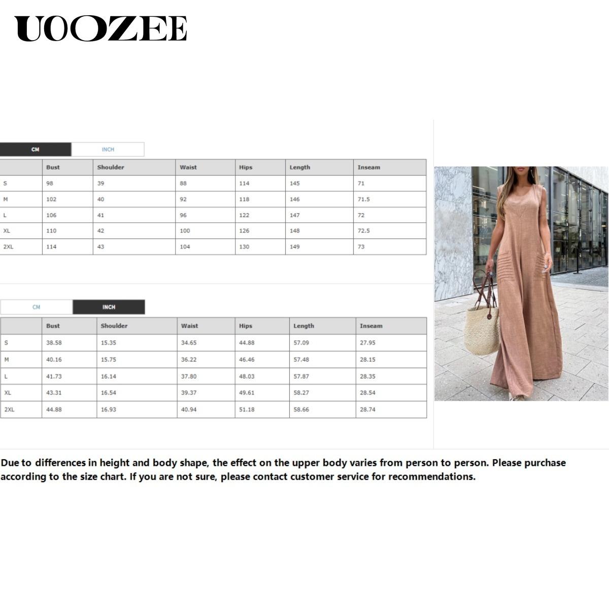 Women's Solid Color Pleated Wide Leg Sleeveless High Neck Jumpsuits Casual Linen Cotton Overalls Crewneck Fitted Everyday Style