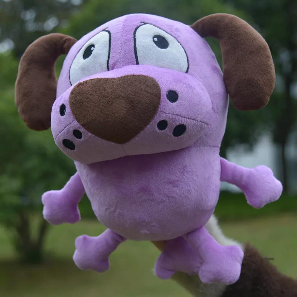 New Courage the Cowardly Dog Plush Toy 12inch Anime Game Peripheral Figurine