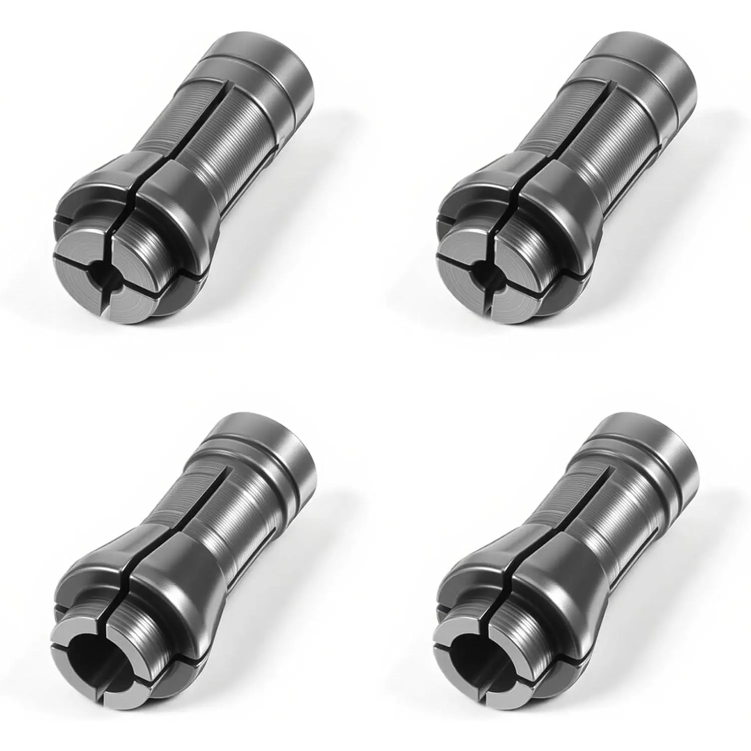 4 PCS 1/4" To 1/8"" Collet Adapters, Essential Die Grinder Versatile Attachments for DIY Projects, 2 Pack 3mm & 2 Pack 6mm, 1.06x0.53 Inch Dimensions