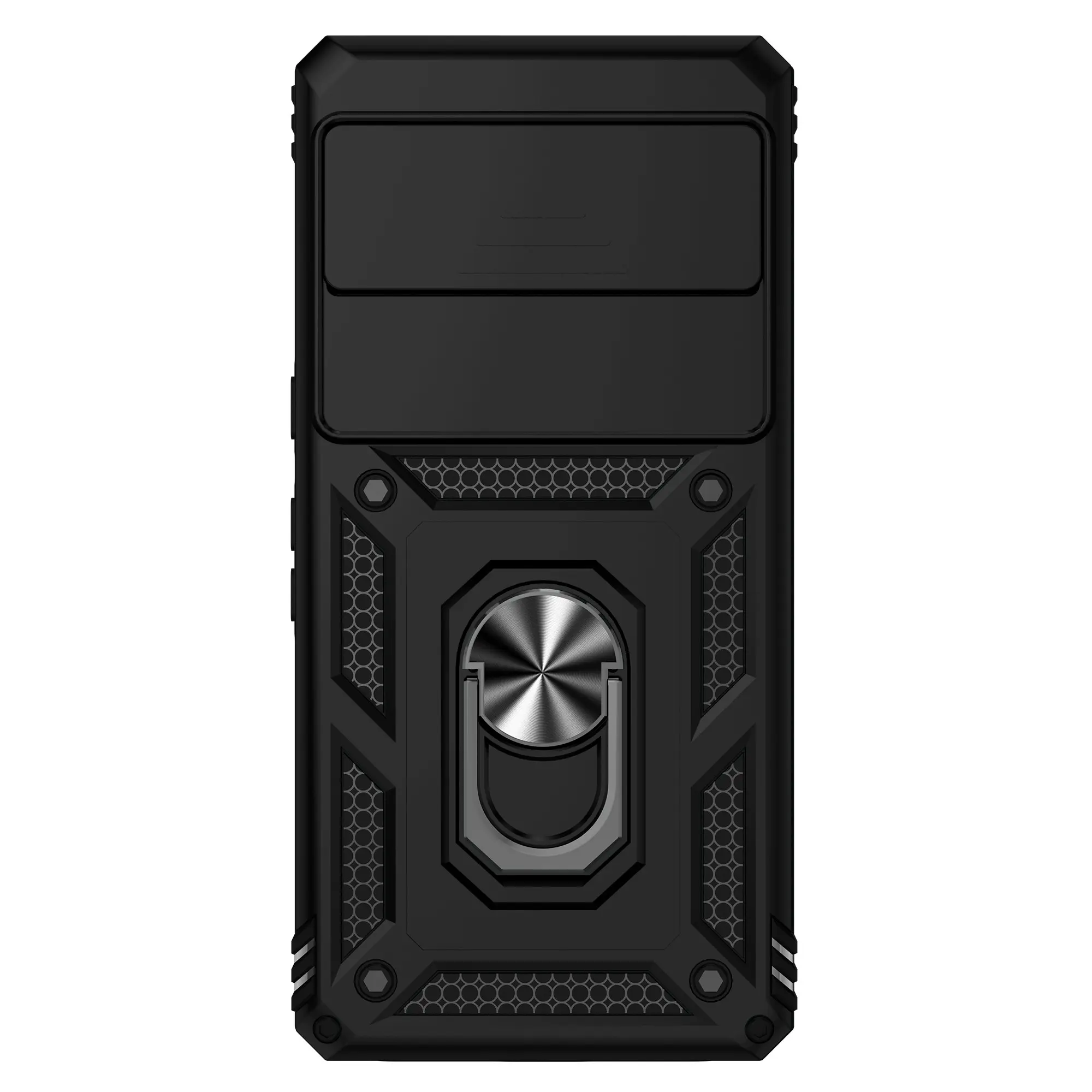 CASE for Google Pixel 7 Pro Durable Phone Shell for 360-Degree Stand Protective Case with Ring and Removable Lens Cover for Google Pixel 7 Pro Phone Case