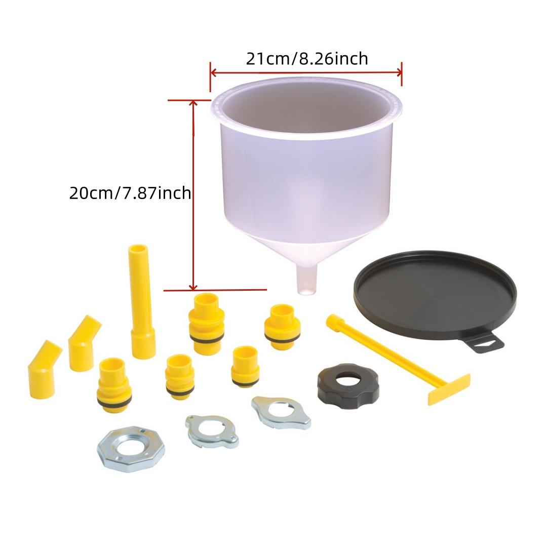Coolant Funnel Radiator Flush Kit - No Spill Car Accessories, Universal Vehicle Antifreeze Bleeder