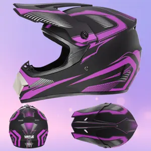 Cool Full Face Helmet for Kids & Teens, for E-Bike Dune Buggy Downhill Mountain and Go-Kart Riding