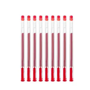 10pcs Large Capacity Ballpoint Pen, Plastic Full Needle Neutral Pen, Signature Student Exam Special Pen, Carbon Ink 0.5mm