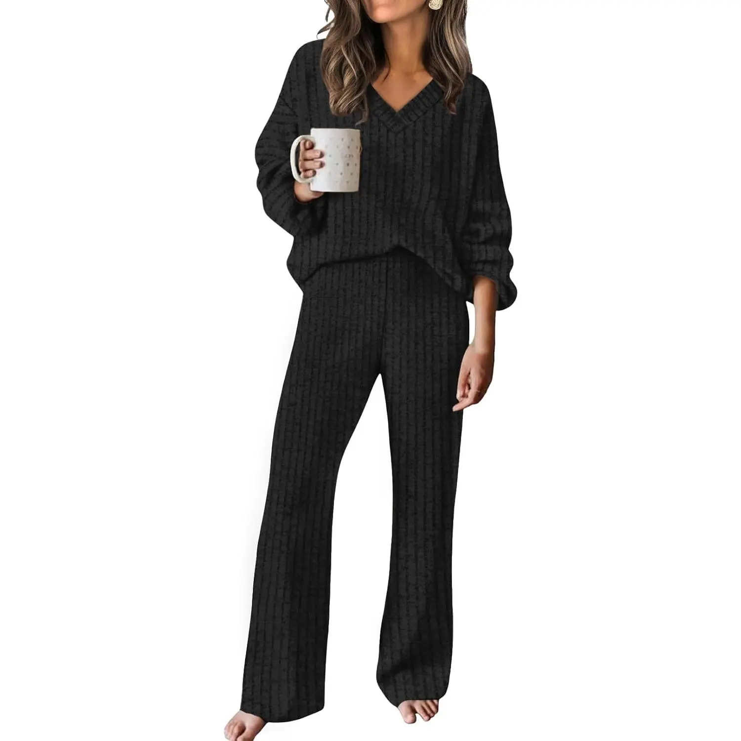 Lounge Sets for Women 2026 Vacation Matching Track Suits Sweater Fall Outfits (S-2XL)