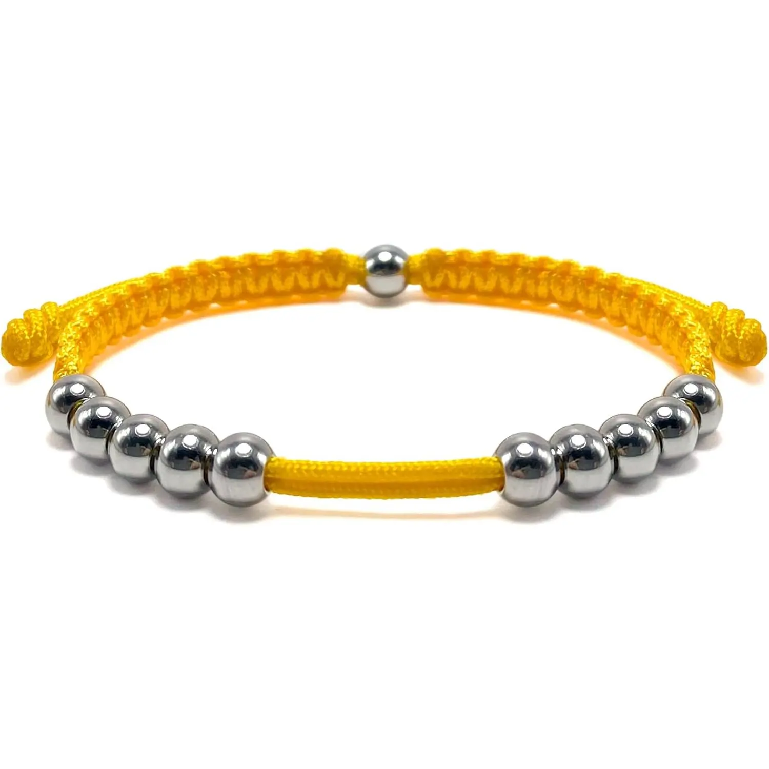 Golf Stainless Steel 10 Beads Score Counter Bracelet, Golf Stroke Count Bracelet, Resizable and Easy to Adjust Golf Round Scoring , Durable and Stylish Golf Accessory