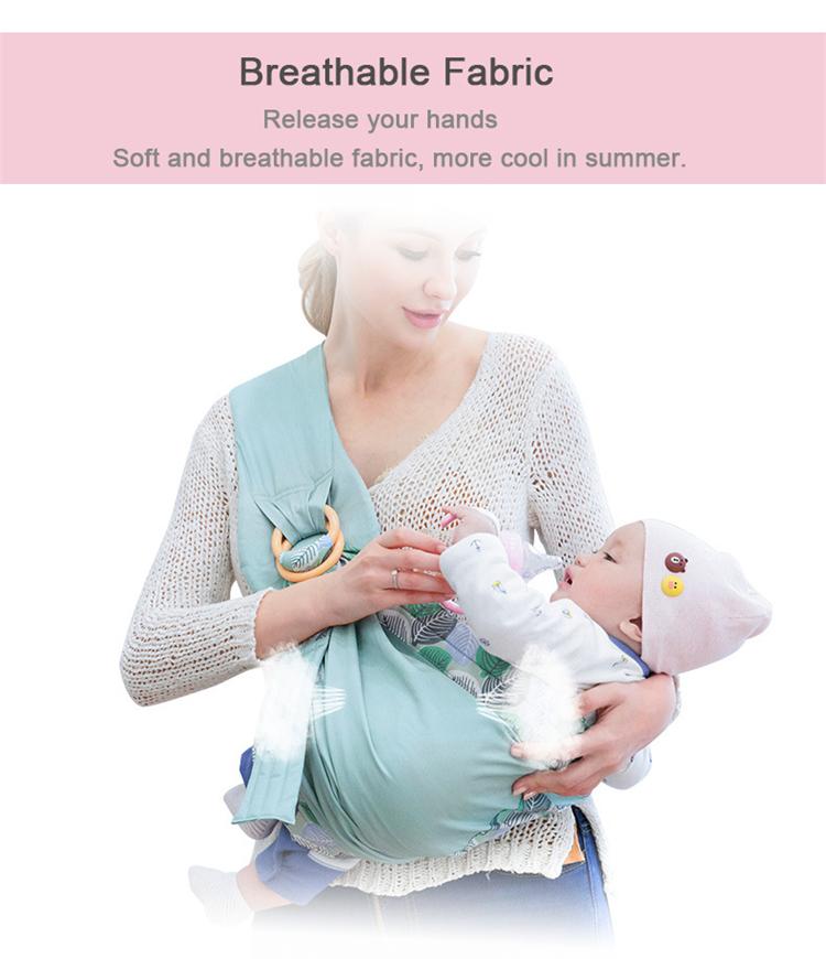 Baby Wrap Newborn Sling Dual Use Infant Nursing Cover Carrier Mesh Fabric Breastfeeding Carriers