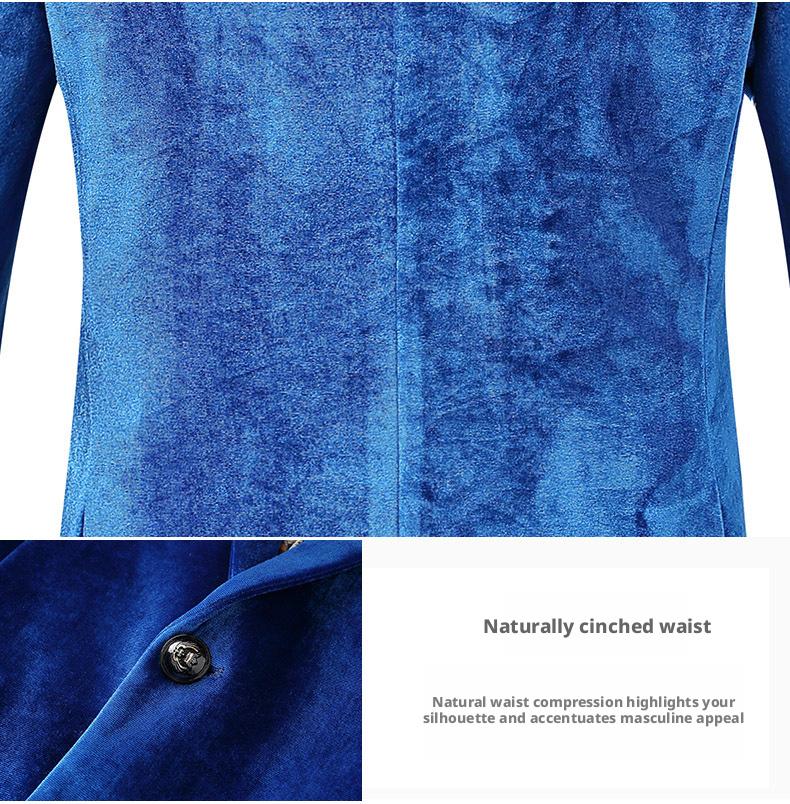 Men's Velvet Suit Jacket  Wedding Tuxedo, Formal Gala Dinner Blazer, Casual Evening Dress Coat