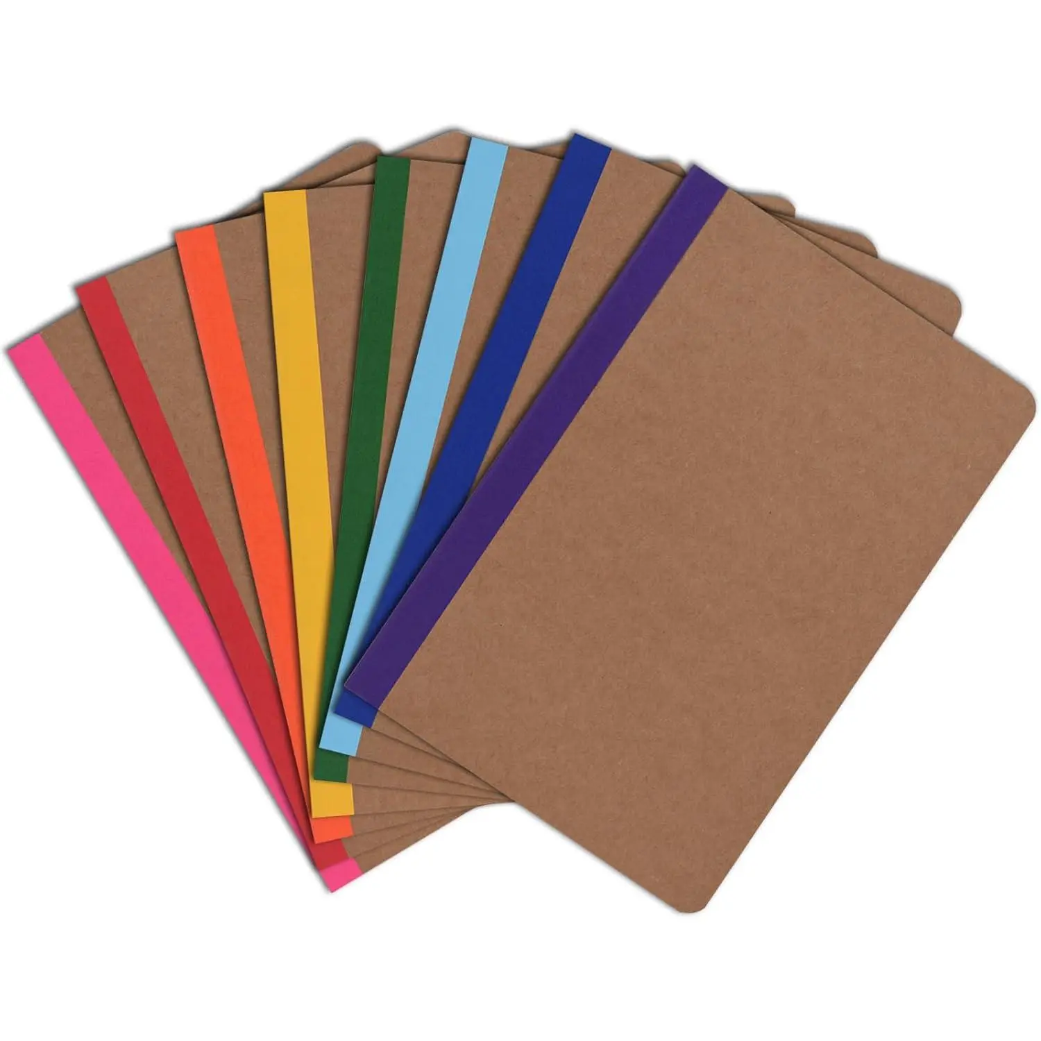 8 Pack Colorful Lined Notebooks Bulk, A5 Journals with 8 Colors, 60 Pages/30 Sheets, 8.3x5.5 Inch, College Ruled Paper, Travel Writing Journal Notebooks for Work,School(8 pack,8 colors-lined)