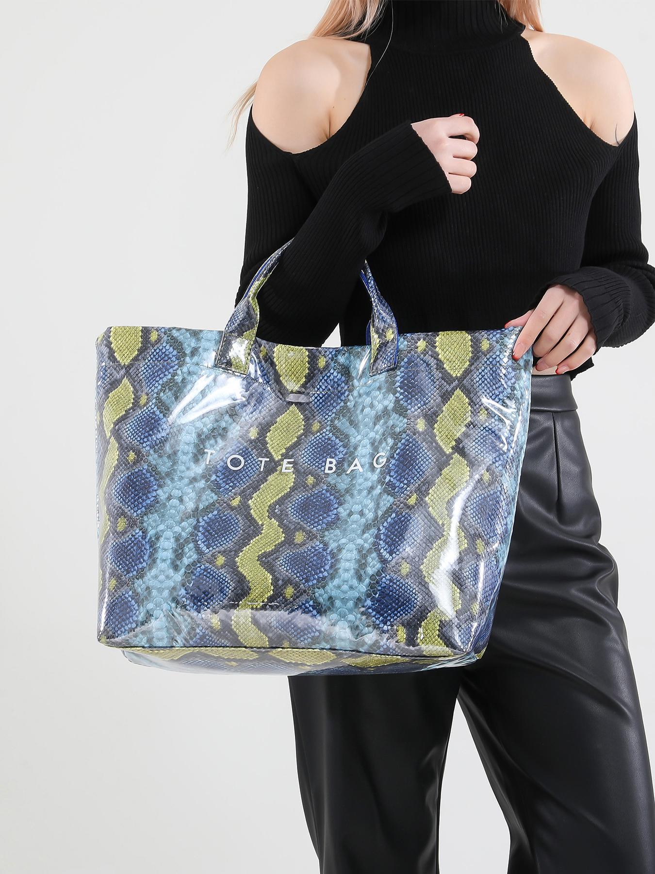 Fashionable Snakeskin Print Tote Bag, Large Capacity Shoulder Bag for Women, Casual Trendy Versatile High-quality Daily Commuting Bag, casual commuter bag, Casual Shopping Bag, Girl Fashionable  Unique Bags