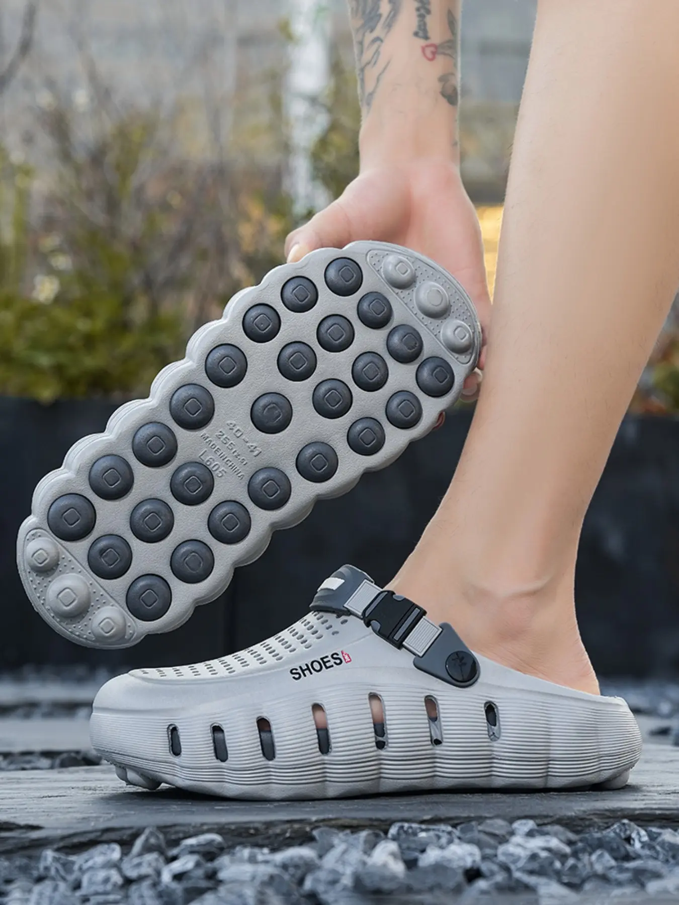 Men's Eva Sandals 2026 New Design, Slip-On Soft Sole, Lightweight Comfortable, Anti-Slip Thick Bottom, Waterproof Oil-Resistant, Massage Shock Absorption