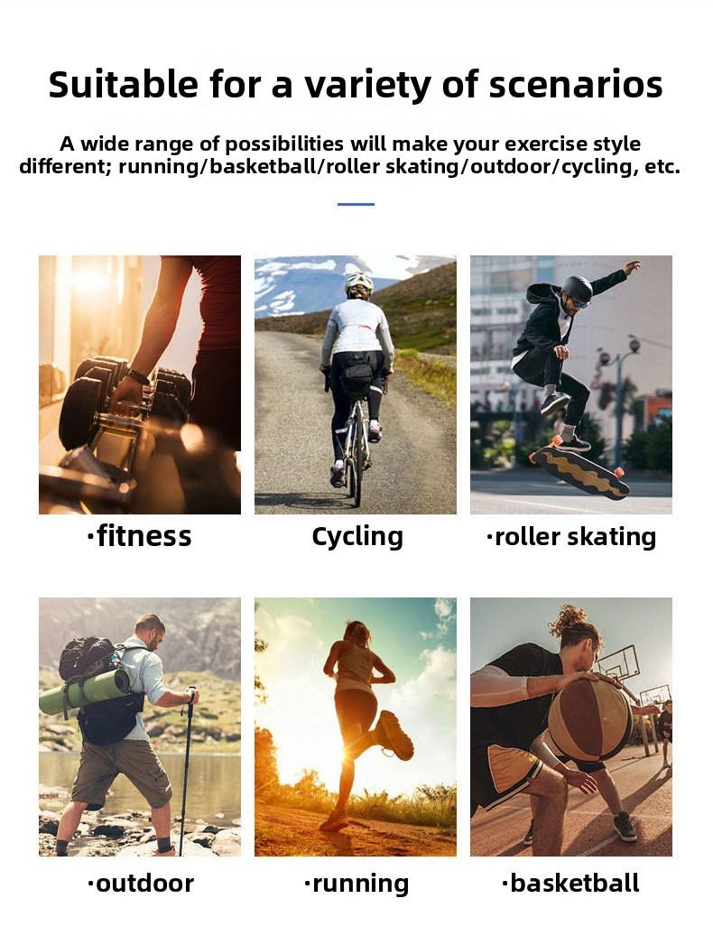 Professional outdoor sports compression strap knee brace for hiking, cycling, running, non-slip nylon knee and leg protector