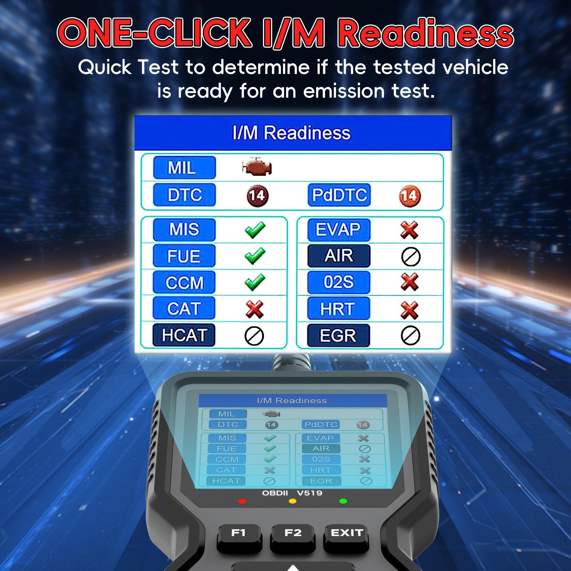OBD2 Scanning Diagnostic Tool | Professional Engine Code Reader And Reset | Real-Time Data Diagnostic Reading Tool