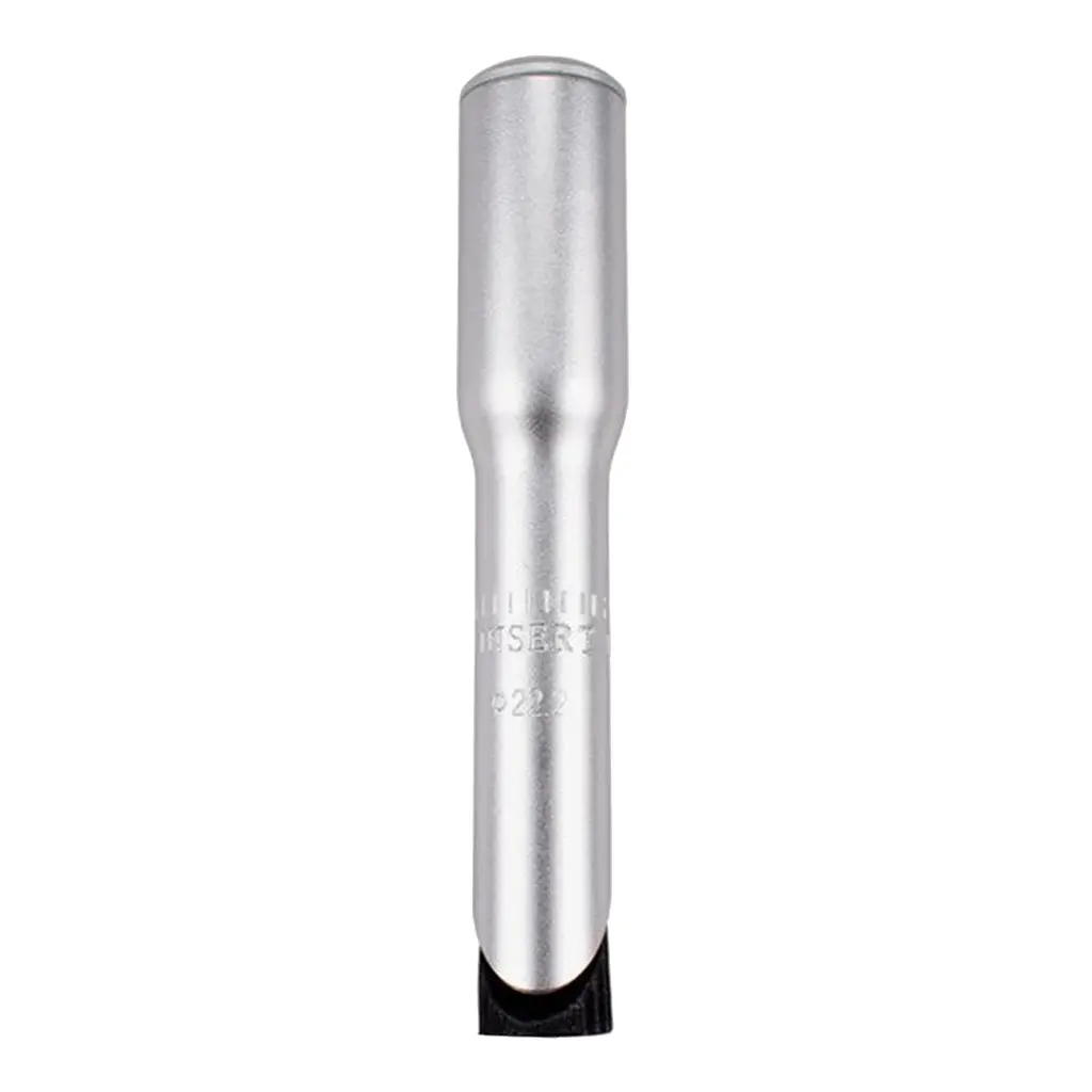 Bicycle Stem Adapter Riser, Threadless Stem Converter, 22.2-25.4mm, Silver Color, 22.2mm, Bike Accessories, Easy Installation