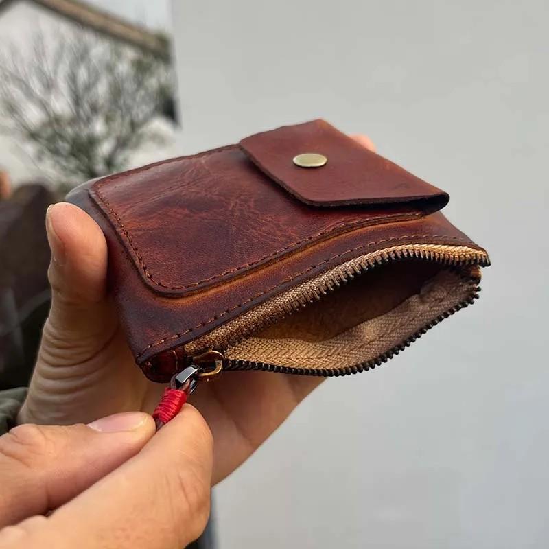 Stop wrapping gift cards in plastic bags.  This handmade genuine leather pouch is the holiday wish itself. Small, exquisite, and unforgettable.