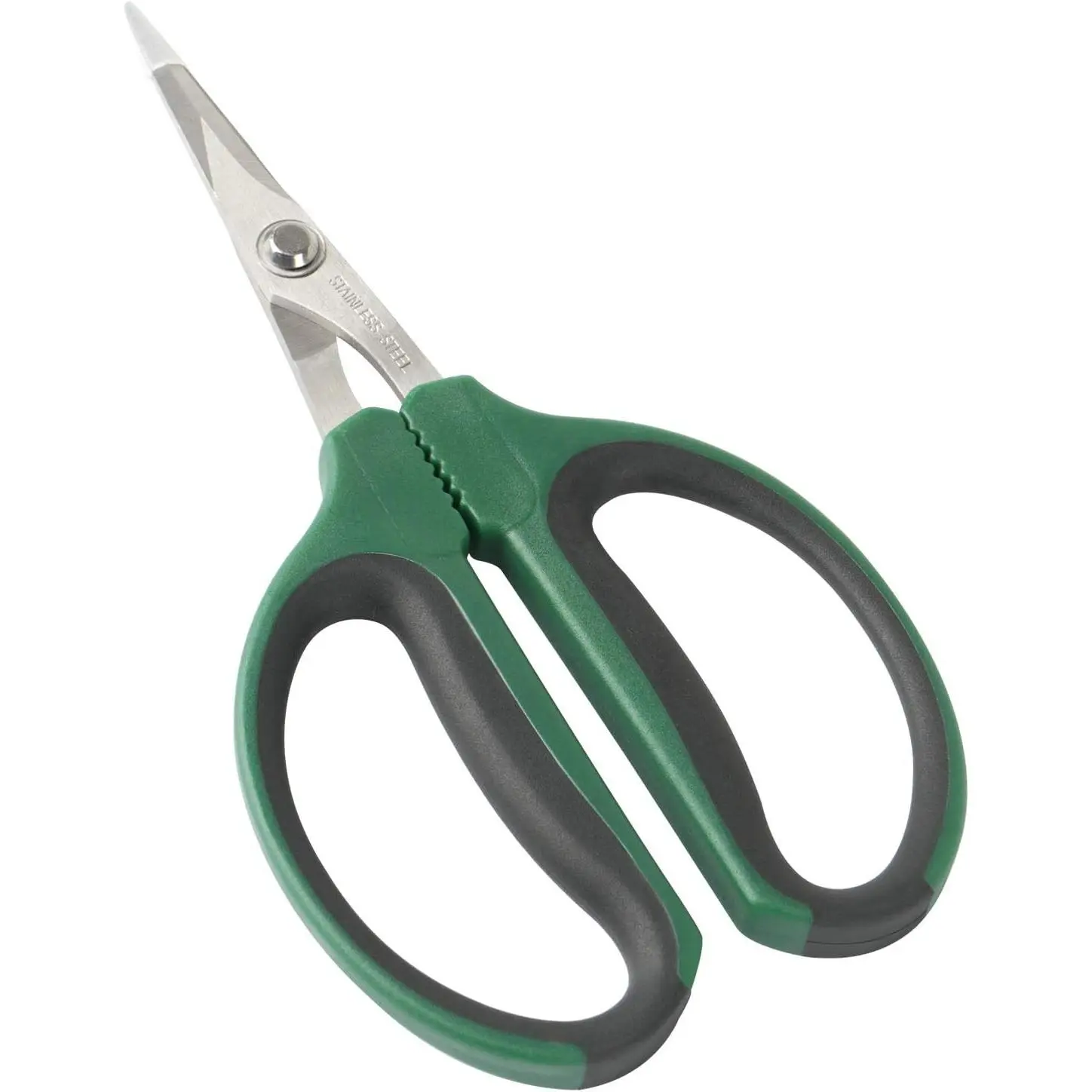 6-Inch Stainless Steel Garden Bonsai Pruning Shears with 40mm Straight Blade Pruners, Anti-Slip Softgrip Micro-Tip SnipGift