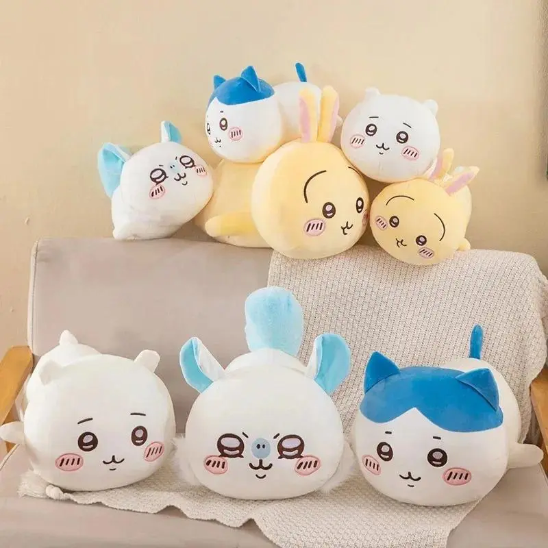 hot Momonga Plush Pillow Cartoon Hachiware Soft Pillow Cute Usagi Plush Doll Ornament Anime Plush Gift for Girl Home Decoration