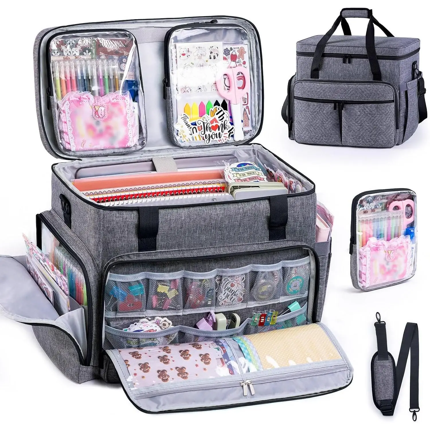 Large Craft Bag - Scrapbook Storage,  Tool Tote Bag, Teacher Bags, Scrapbook Tote Bag, Art  Bag for Teachers, Large Sewing Machine Case