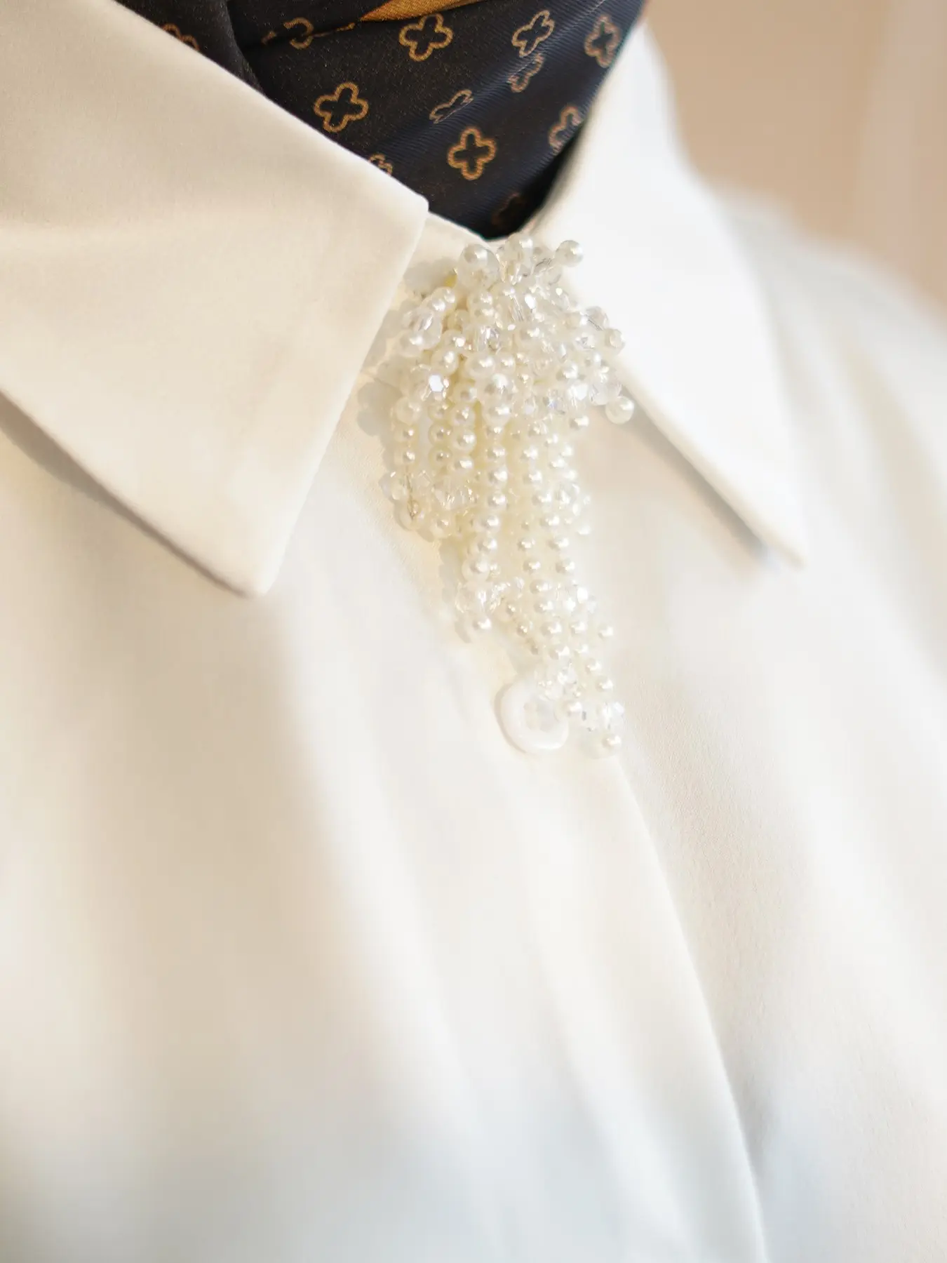 Beaded Fringe Button Sleeve Covers for Women, Shirt Button Decoration, Elegant Sleeve Mouth Buttons, Fashionable Button Caps