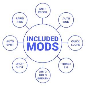 Collective Minds Strike Pack F.P.S. Dominator Controller Adapter with MODS & Paddles for PS4