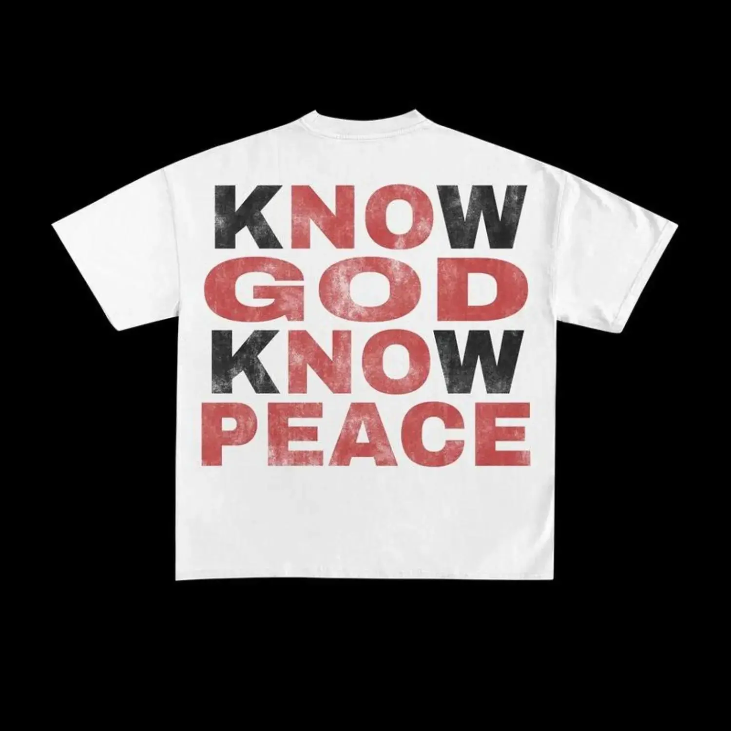 Know God Know Peace No God No Peace Inspirational T-Shirt For Women Faith Based Religious Graphic Tee Casual Cotton Crewneck Top