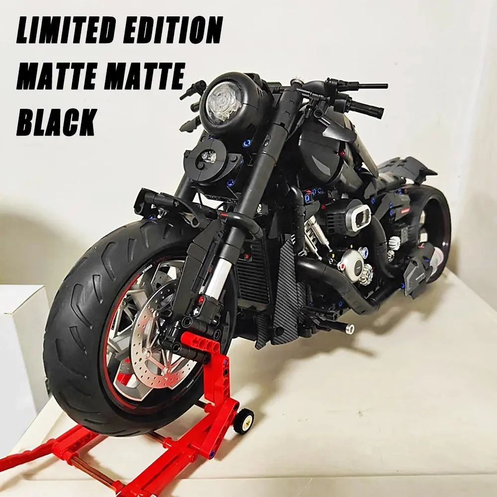 Guly 1:5 Scale Classic Cruiser Motorcycle Model Kit, Vintage Two-Wheel Assembly Set, Adult Collectible Desk Decor Gift, Ideal for Enthusiasts