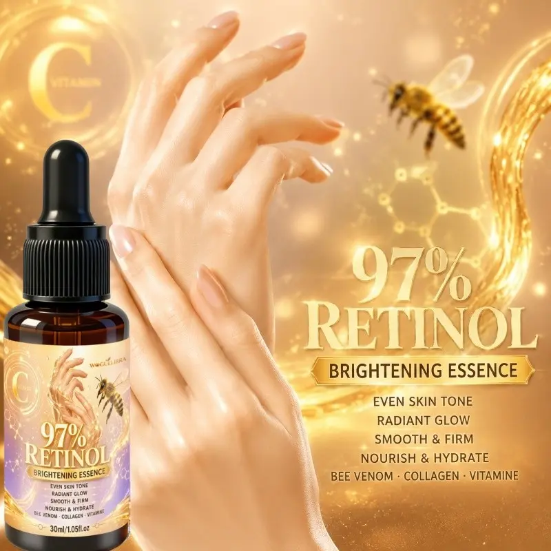 Bee Venom Brightening Oil, Contains Niacinamide, Beeswax, Vitamin C, Hydrating, Nourishing, for Hyperpigmentation, All Light Skin Types, Face & Body, 30ML