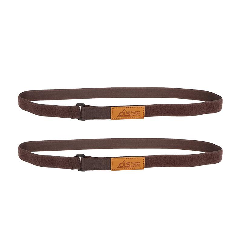 Outdoor camping straps with travel equipment, luggage tent canopy storage straps, Velcro straps 2 packs