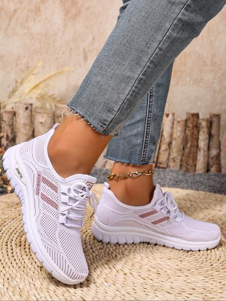 Women's New, Large Size Lightweight Soft Sole Shoes, Comfortable Non-Slip Walking Shoes, Lightweight Breathable Shoes, Perfect for Travel & Leisure Activities