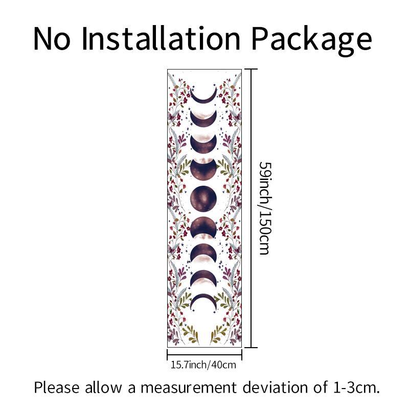 Mushroom Flower Butterfly Moon Phase Pattern Tapestry, Home Decor Accessories Psychedelic Wall Art Hanging Blanket, Wall Decor, Bedroom Accessories, Wall Tapestries, Tapestry Wall Mural, Living Room