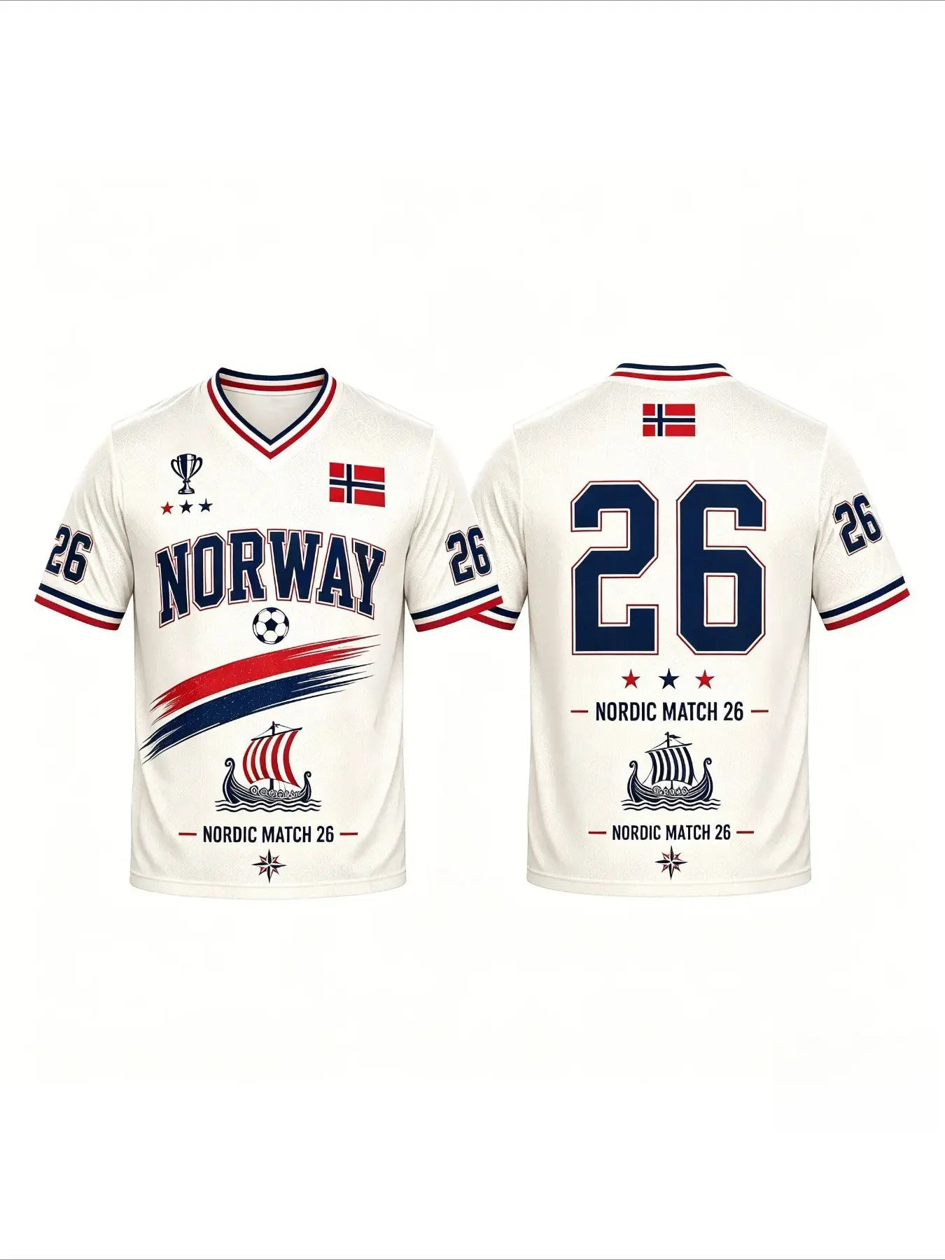 Summer New Sports Jersey, Viking Print Quick-Dry Soccer T-Shirt, Loose-Fit Short Sleeve, Unisex Casual Training Top, All Seasons