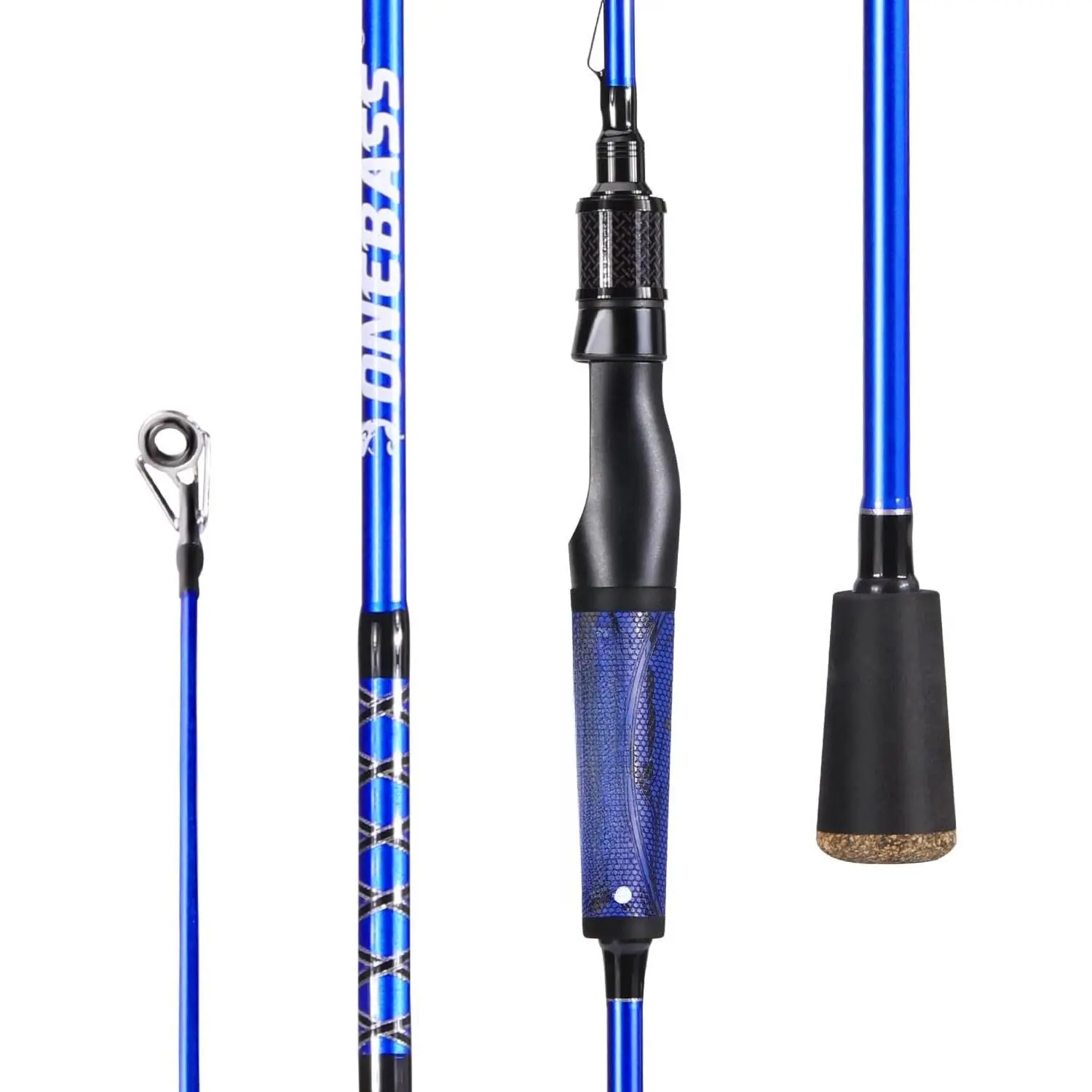 Fishing Rods,IM7 Graphite Spinning Rod & Casting Rod, 2 count  Quality Baitcasting Rod with Super Polymer Handle
