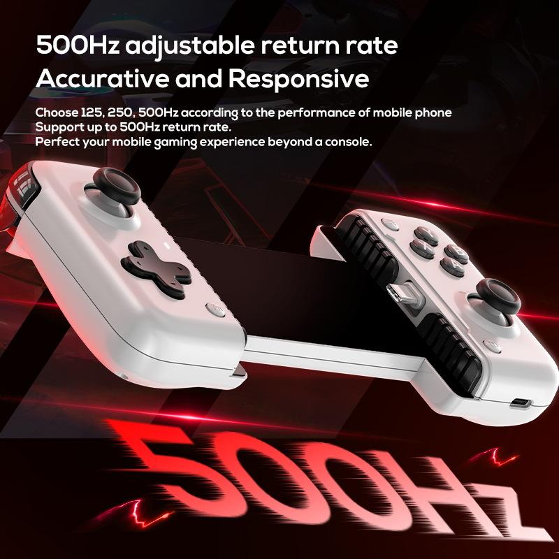 2025 New Mobile Game Stretching Gamepad Wired Bluetooth Dual-Mode 15W Phone Fast Charge One-Click Recording Macro