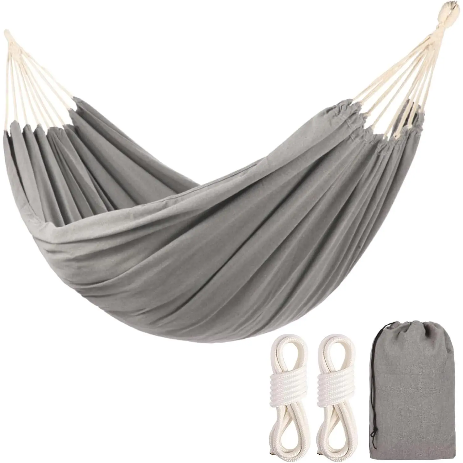 Camping Portable Hammock for Outdoor,450 lbs Weight Capacity | Compact and Portable|Only 2 Minutes to Install|Comfortable Fabric|Sturdy and durable|Carry Bag Included