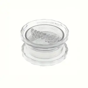 Transparent Manual Garlic Twist, Multi-Functional Garlic Mincer & Grinder for Garlic, Onion, Ginger, Herbs & Nuts, Impact Resistant Kitchen Gadget