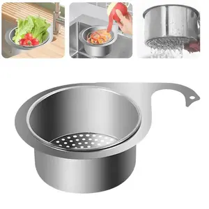 Stainless Steel Swan Sink Strainer Basket, Durable Mesh Design, Efficient Water Filter, Easy Clean, Kitchen Drainage Solution