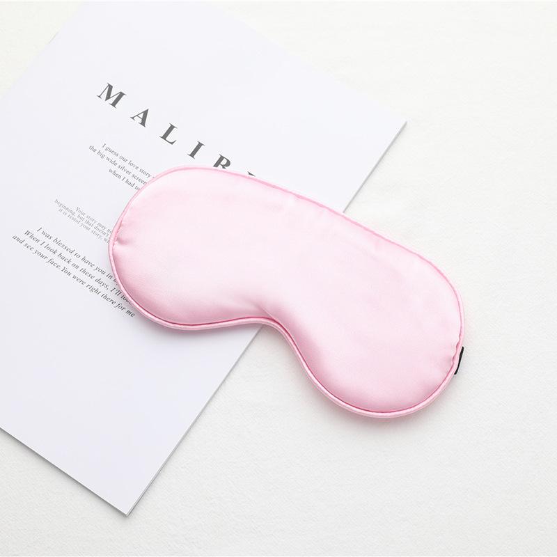 A double-sided silk sleep blindfold, shade, elastic bandage, travel lunch break blindfold, aviation blindfold