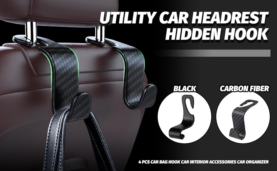 2025 New Car Headrest Hidden Hook 33lb(Max) Car Hooks for Purses and Bags,Hard Hat Holder for Truck Seat Hanger Storage Organizer for Coats,Umbrellas,Grocery Bags,Handbags Universal Car Accessories 2025 New Car Headrest Hidden Hook 33lb(Max) Car Hooks for Purses and Bags,Hard Hat Holder for Truck Seat Hanger Storage Organizer for Coats,Umbrellas,Grocery Bags,Handbags Universal Car Accessories