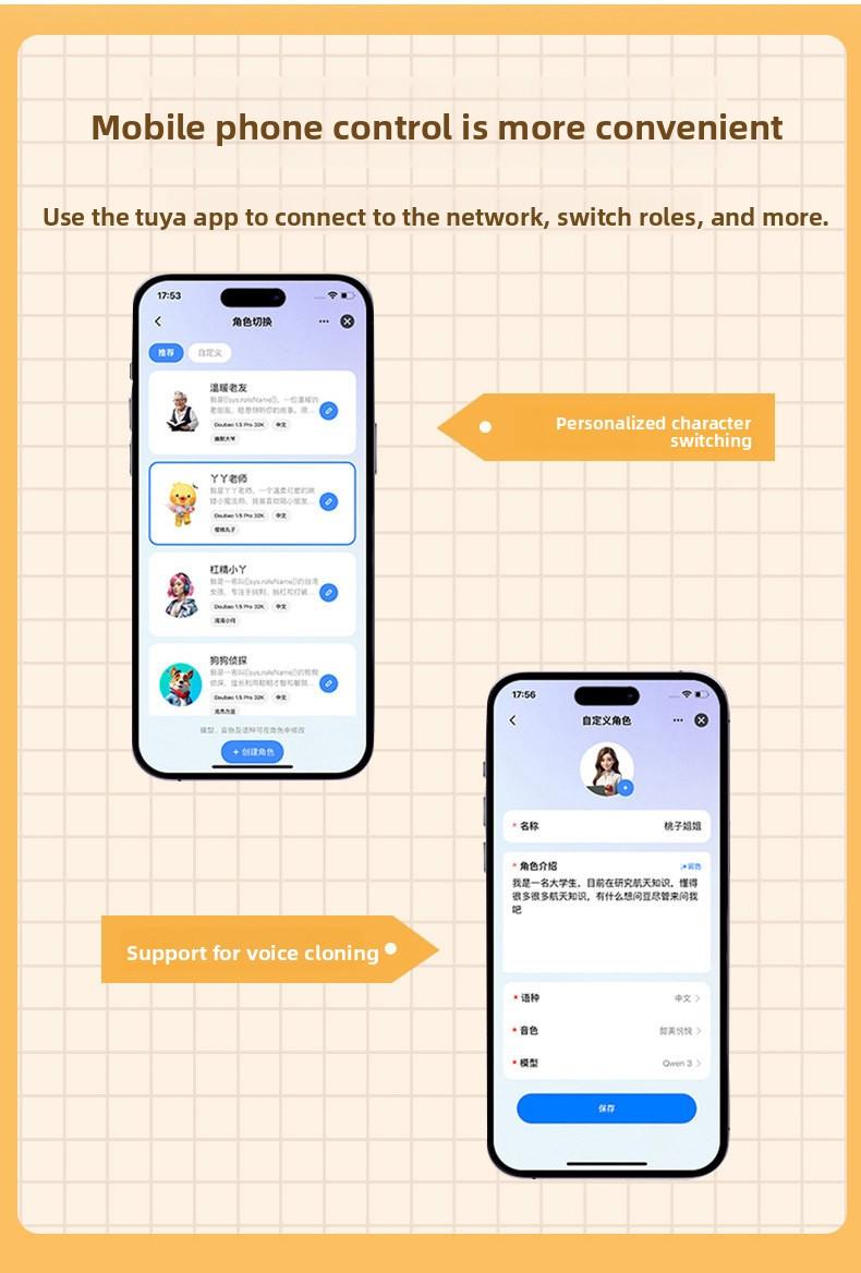 AI Talking Plush Toy Emotional Companion Smart Interactive Stuffed Animal Multi Language Voice Chat Cute Panda Husky Bear Doll for Kids Adults Stress Relief Sleep Buddy Birthday Gift Valentines Mothers Day Gift